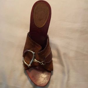 Gucci high heel clogs